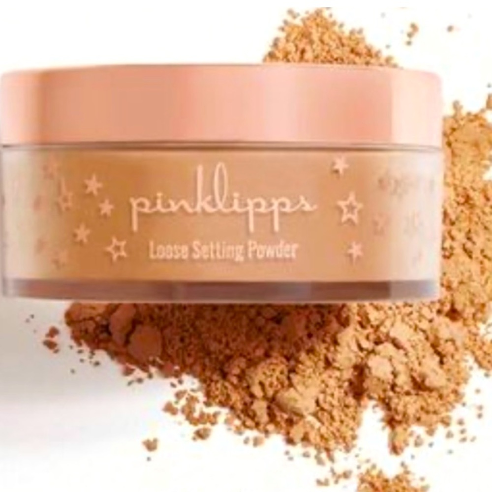 PINKLIPPS COSMETICS
Loose Setting Powder in Deep honey
